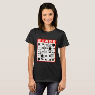 T-shirt noir Bingo Card
