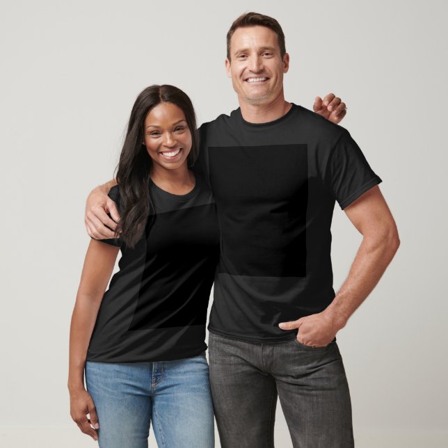 T-shirt noir bizarre PERSONNALISABLE (Unisexe)
