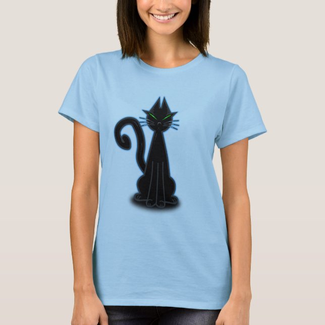 T-shirt Noir-chat (Devant)