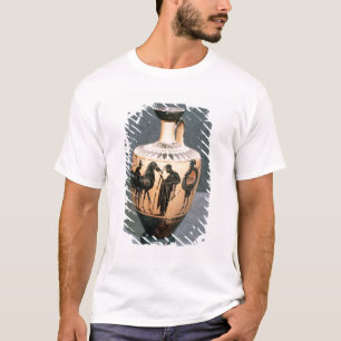 T-shirt Noir-chiffre vase à grenier, 5ème siècle AVANT