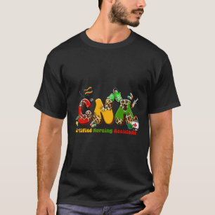 T-shirt Noir Cna Graduation Certifiée Infirmière Istant Bl