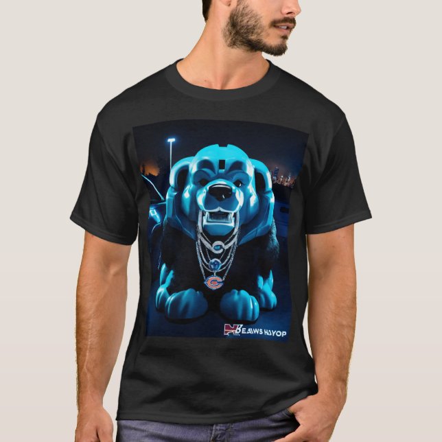 t-shirt noir coton (Devant)