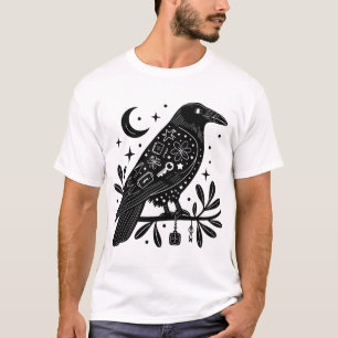 T-shirt noir Crow