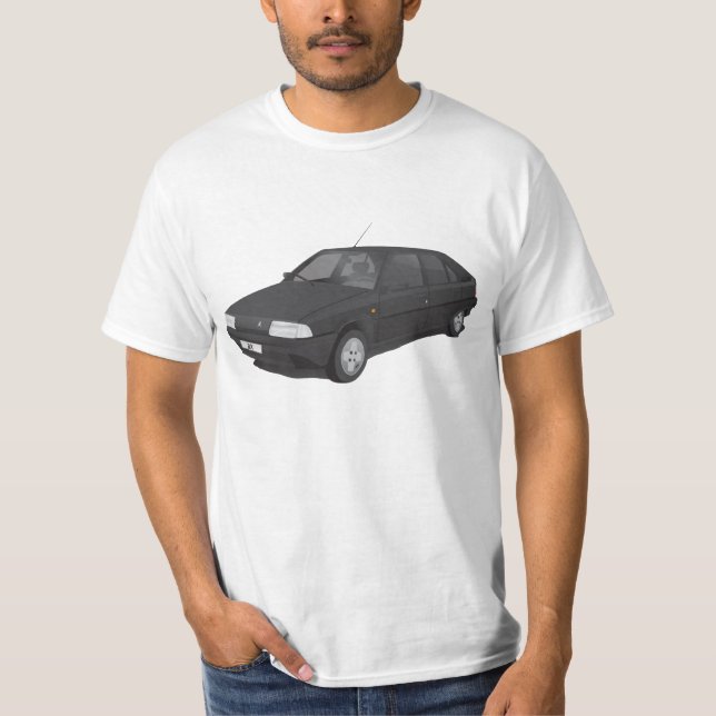 T-shirt Noir de Citroën BX (Devant)