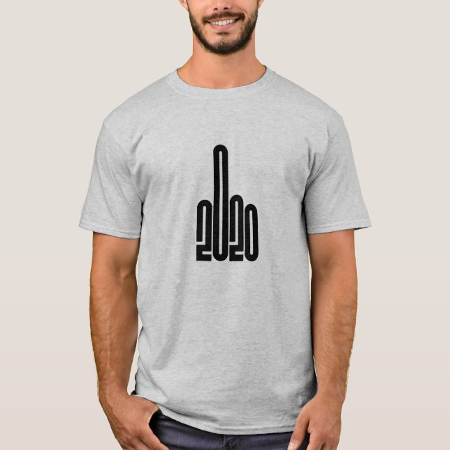 T-shirt Noir de doigt 2020 (Devant)