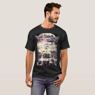 T-shirt noir de la bombe atomique
