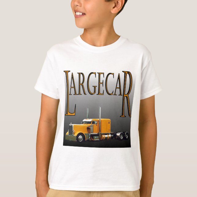 T-shirt Noir de Largecar (Devant)