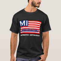T-shirt noir de logo d'Ameritocracy