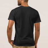 T-shirt noir de Mahatma Gandhi (Dos)