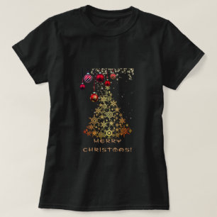 T-shirt noir de Noël