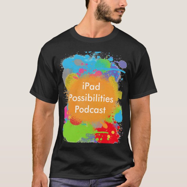 T-shirt noir de PIP - version masculine (Devant)