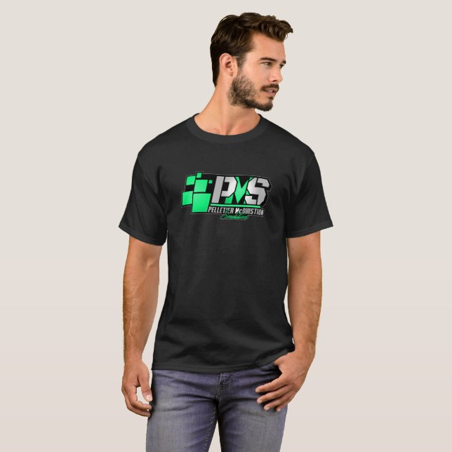 T-shirt noir de PMS (Devant entier)