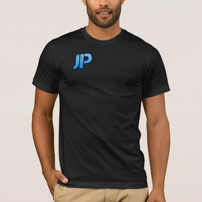 T-shirt noir de productions de Jaredible (Devant)