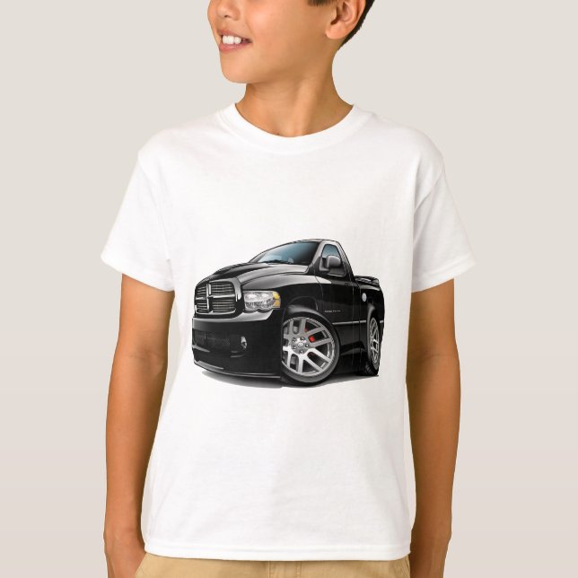 T-shirt Noir de RAM de Dodge SRT10 (Devant)
