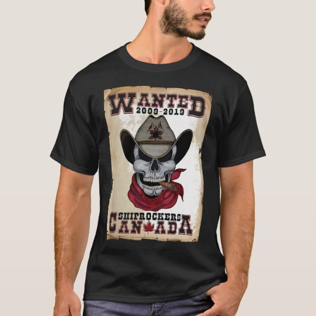 T-shirt noir de Shiprockers 2019 du Canadien des (Devant)