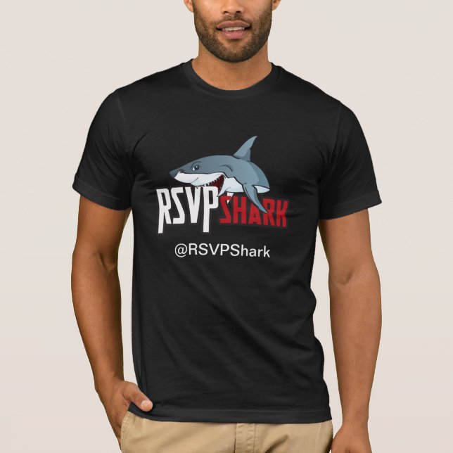 T-shirt Noir de T des hommes (Devant)