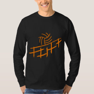 T-shirt noir de volleyball
