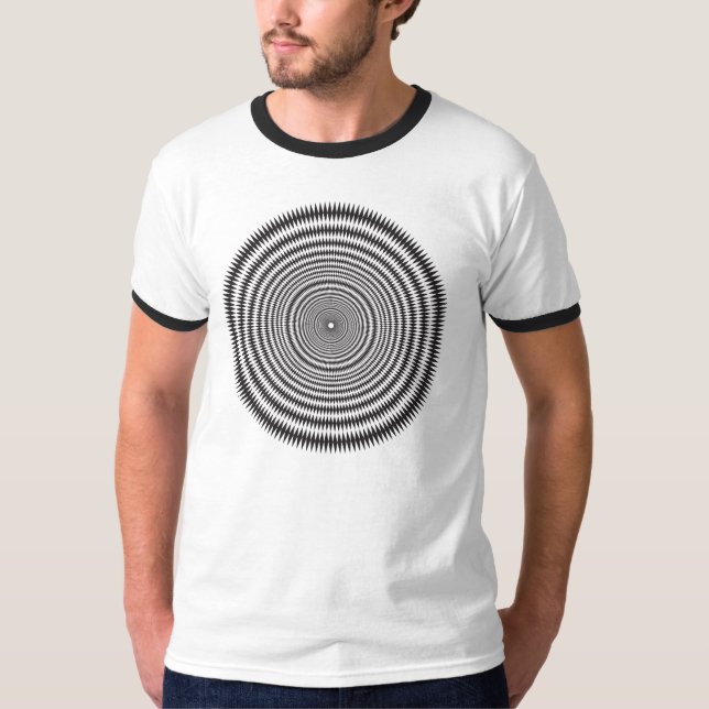 T-shirt Noir de vortex (Devant)