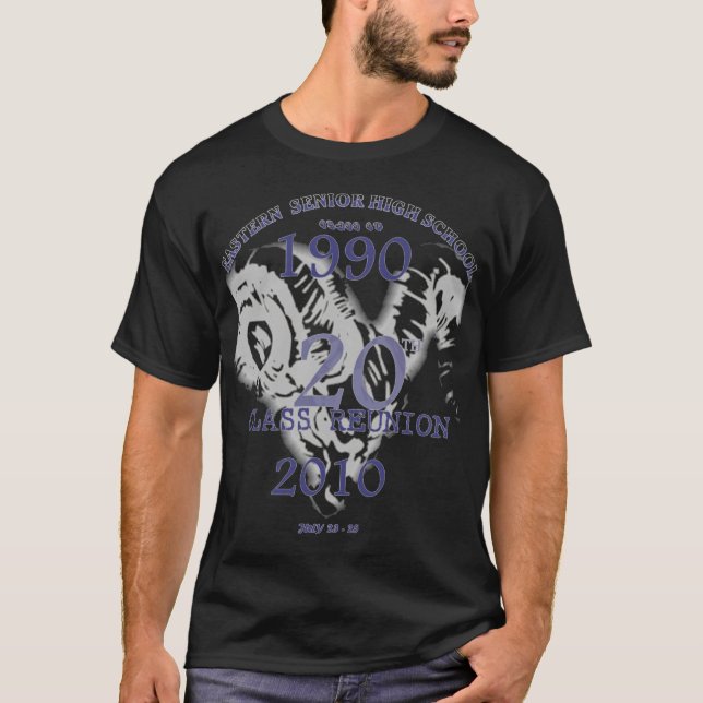 T-SHIRT NOIR D'ESHS (Devant)
