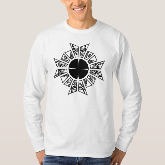 T-shirt Noir d'étoile de Lament (Devant)