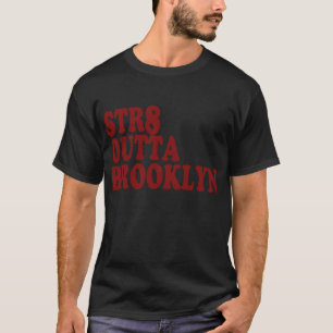 T-shirt noir droit d'Outta Brooklyn