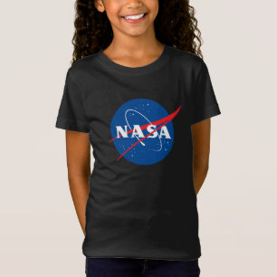 T-shirt noir Eclipse Premium pour filles de la NAS