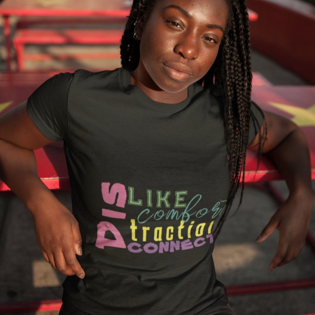 t-shirt noir émotions (Dis t shirt. all the things that affect our emothions)