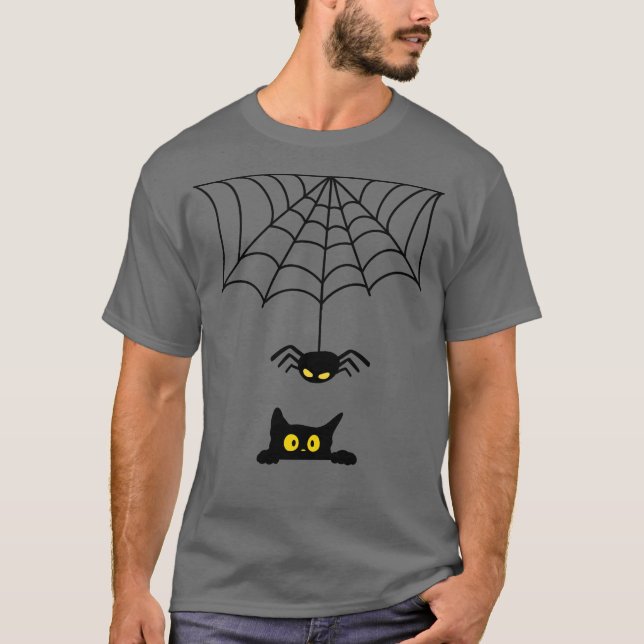 T-shirt Noir Épouvantable (Devant)