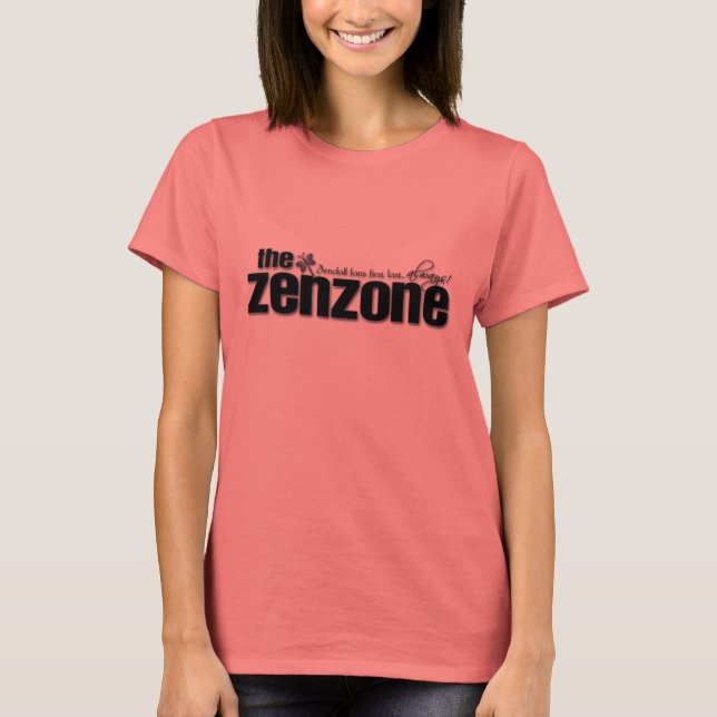 T-shirt noir et blanc (Devant)