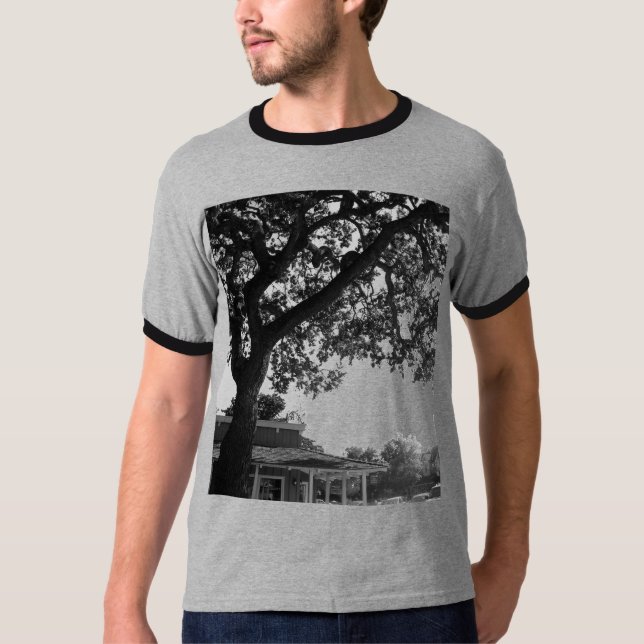 T-shirt noir et blanc 2 (Devant)