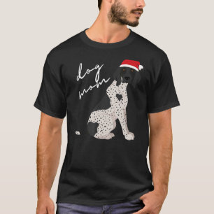 T-shirt Noir et blanc Allemand Pointeur Cheval Chien Maman