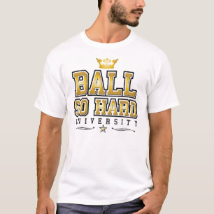 T-shirt Noir et or de boule tellement dur