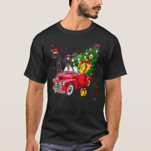 T-shirt Noir Et Tan Coonhides Roue Camion Noël
