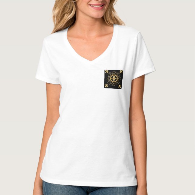 T-shirt Noir Français (Devant)