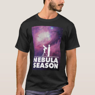 T-shirt noir homme de la saison Nebula
