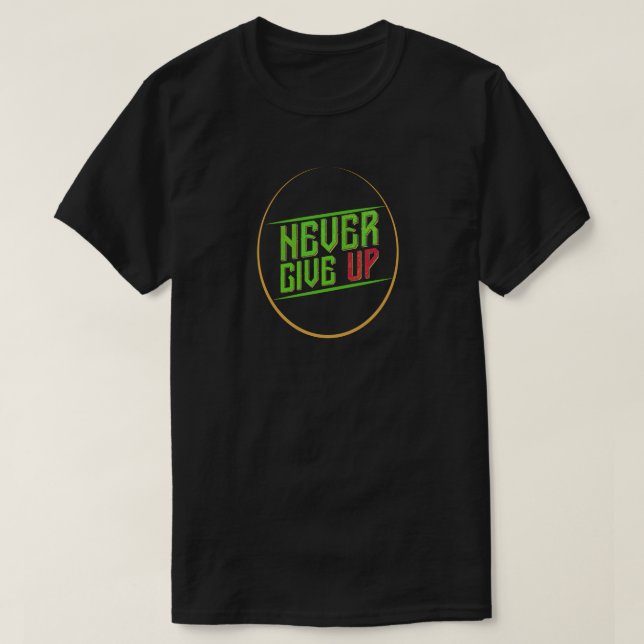T-shirt noir imprimé (Design devant)