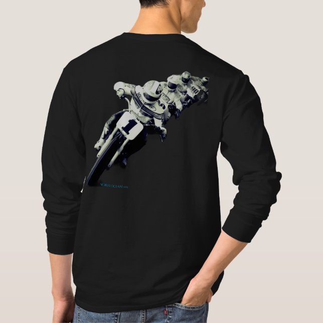T-SHIRT NOIR MANCHE LONGUE 2025 (Dos)