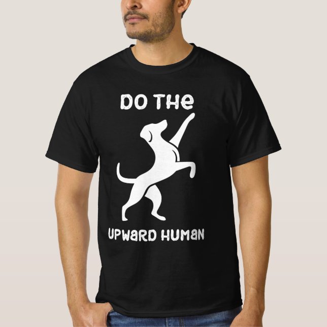 T-shirt noir masculin Zen Paws (Devant)