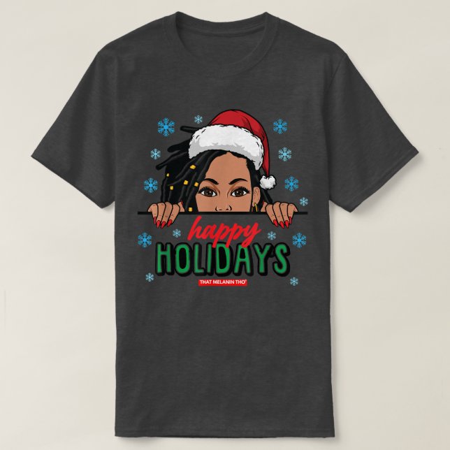 T-shirt Noir Mme. (Design devant)
