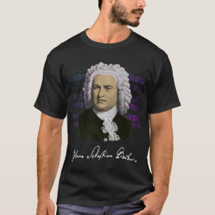T-shirt noir naturel de Bach
