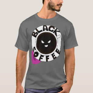 T-shirt Noir noir café