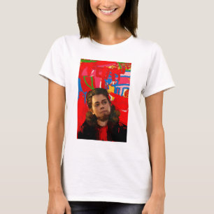 T-shirt Noir orphelin Sawicki élégant - transsexuel