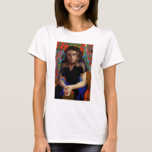 T-shirt Noir orphelin Tatiana Maslany - collage de