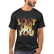 T-Shirt Noir « Perdu Sur Toi »