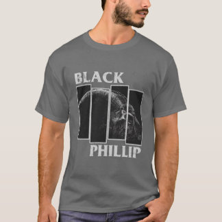 T-shirt Noir Phillip Coussin de version détenue