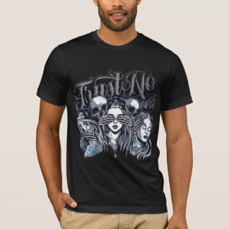 T-Shirt Noir pour Hommes & Femmes | Plaid en Coton
