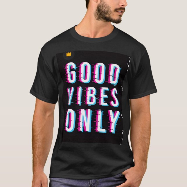 T-Shirt Noir Premium pour Hommes – Confortable et  (Devant)