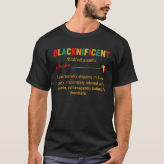 T-shirt Noir Pride Noir Noir Définition de l'histoire