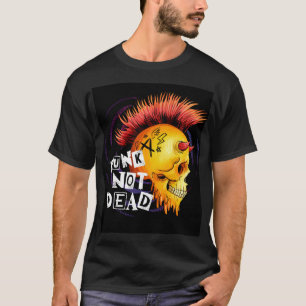 T-shirt noir Punk Nor Dead
