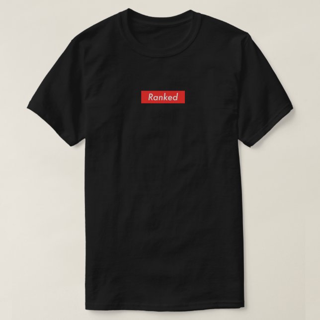 T-shirt noir rangé (Design devant)